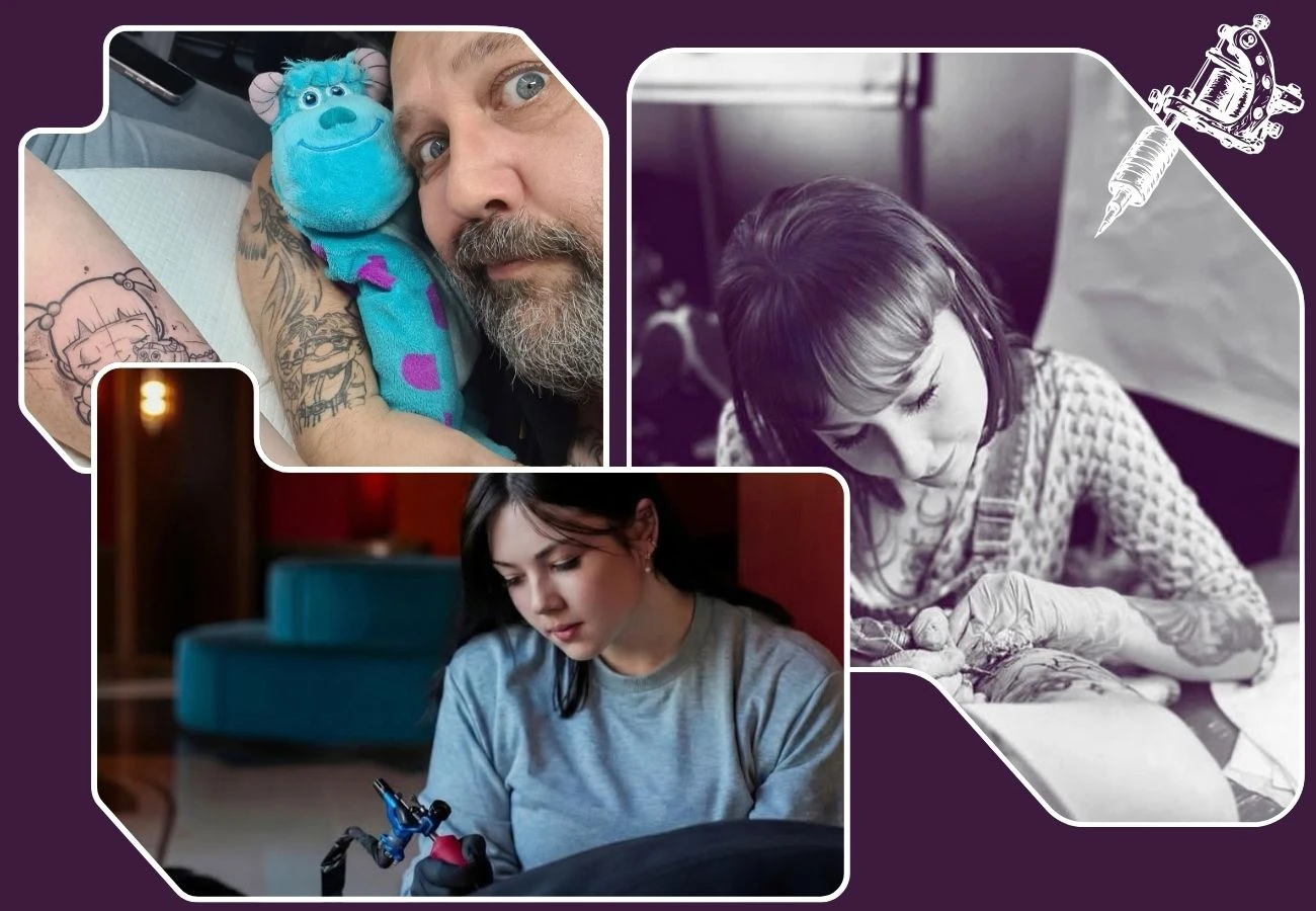 3 tatoueurs spécialisés Disney