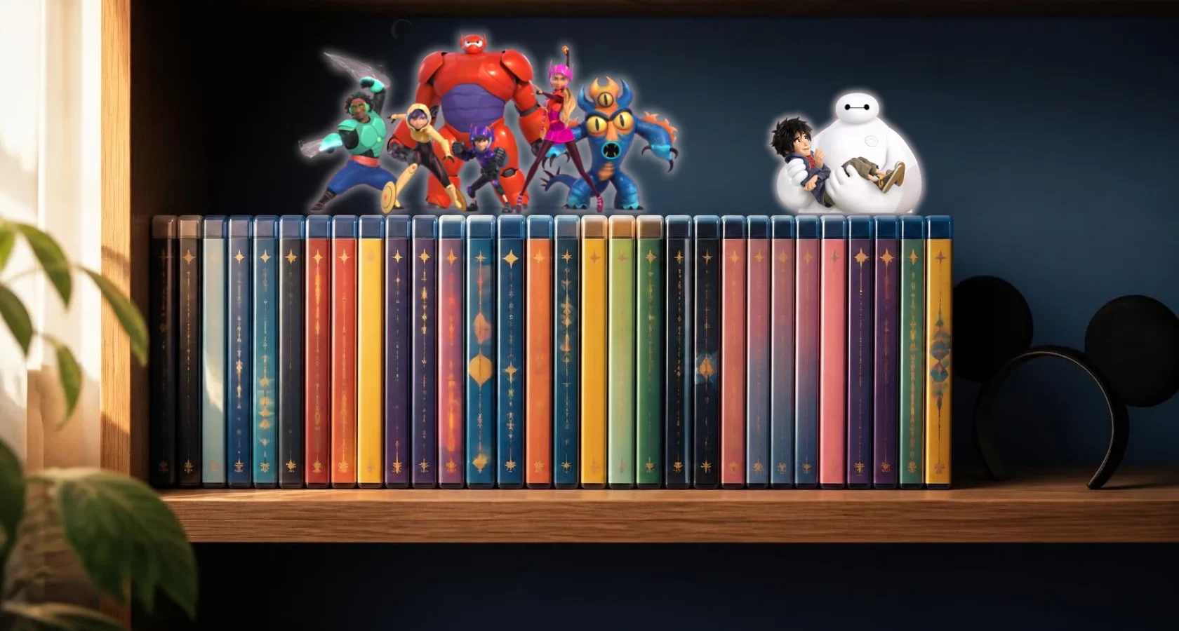 Etagère DVD Héros Disney