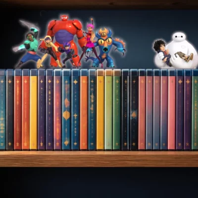Etagère DVD Héros Disney