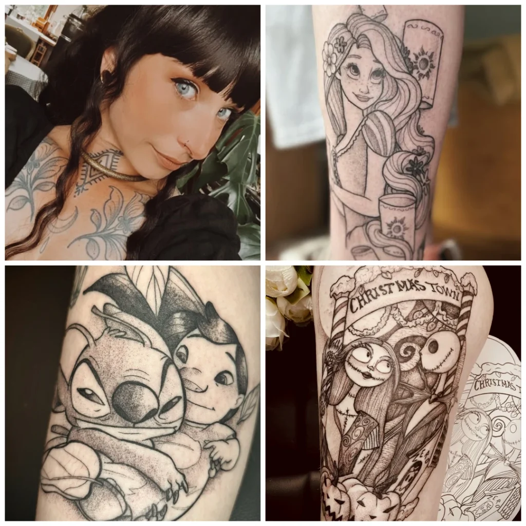 Lilly Pumpkin Tattoo, tatoueuse Disney